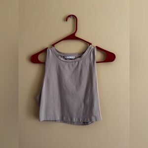 Zara Tan Women's Crop Top